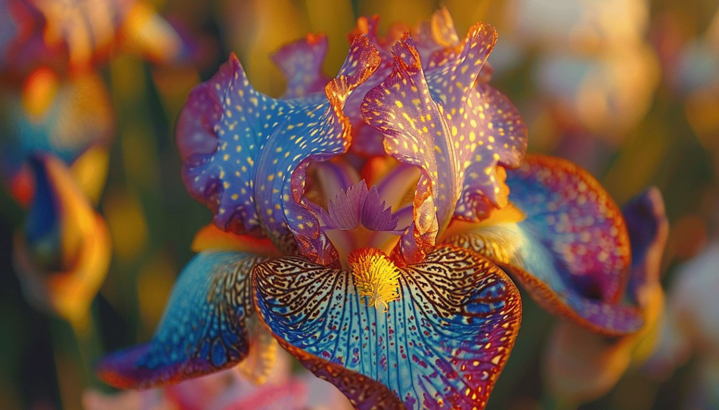 Photo - Comment transformer une simple photo d'iris en une œuvre d'art unique